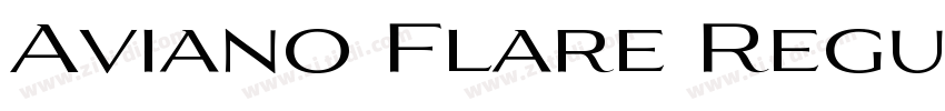 Aviano Flare Regula字体转换